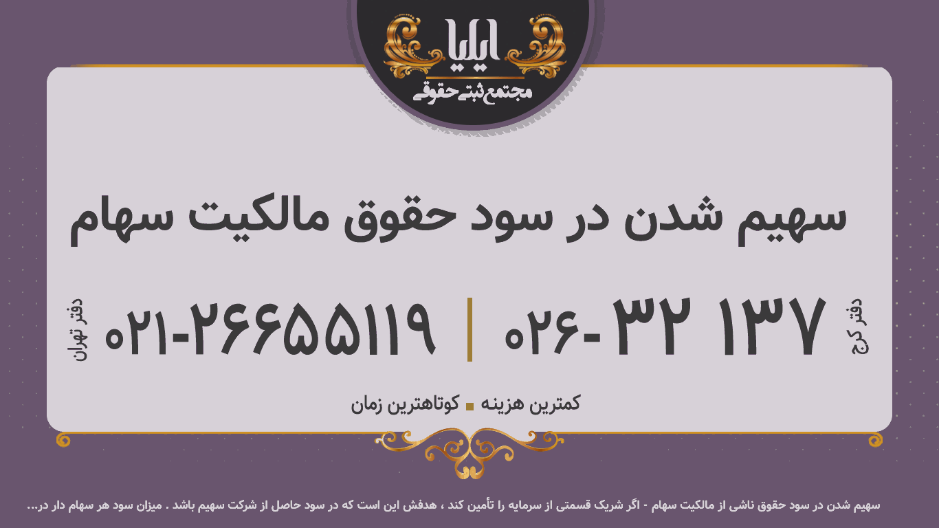 سهیم شدن در سود حقوق مالکیت سهام